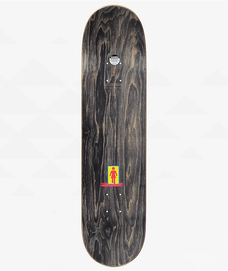 Girl Geering Blood Bath 8.0" Skateboard Deck