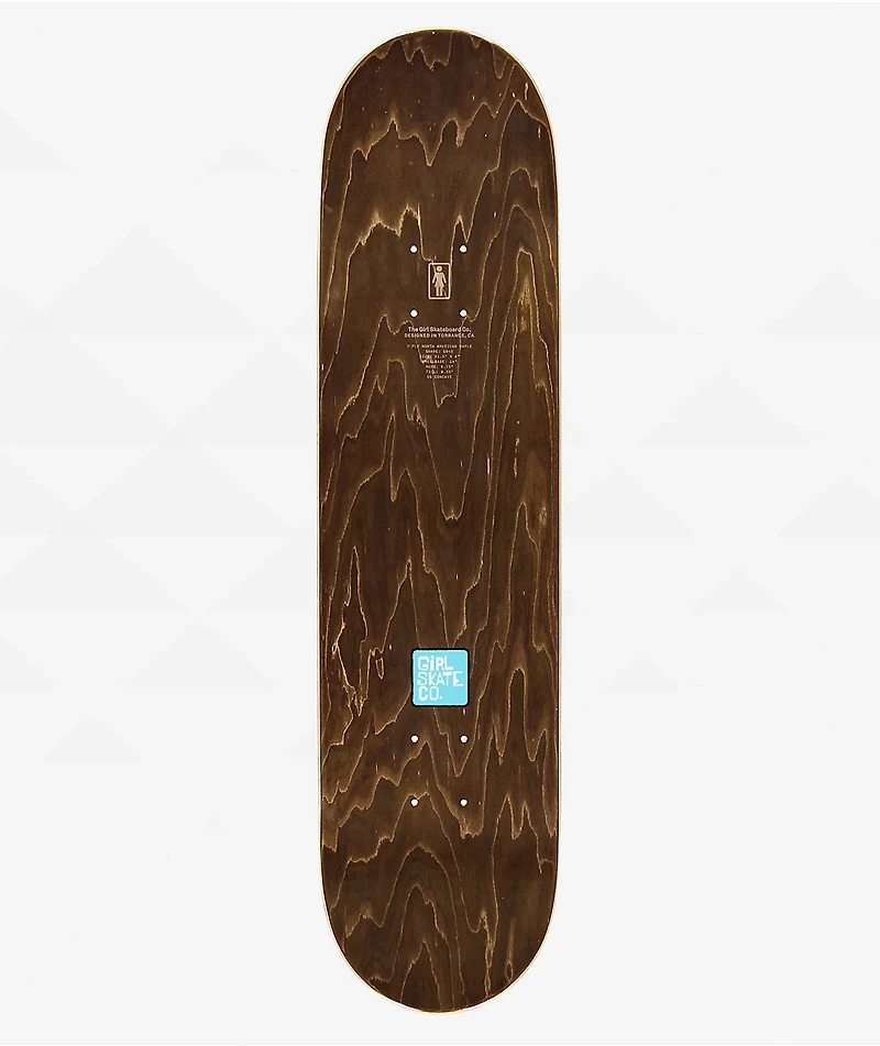 Girl Geering Hand Shakers 8.0" Skateboard Deck