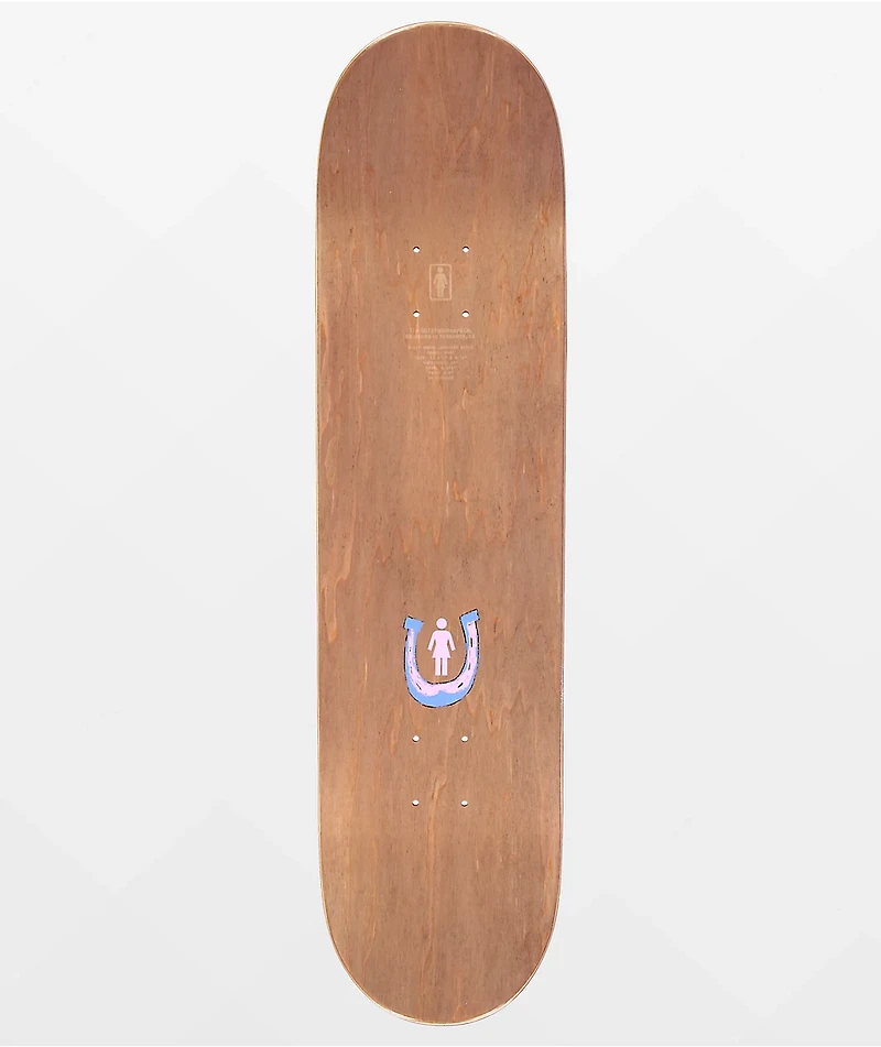 Girl Geering Horseshoe 8.25" Skateboard Deck