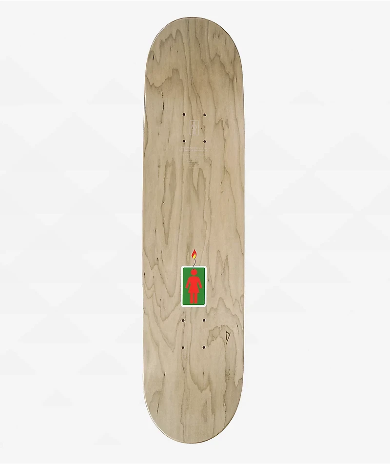 Girl Geering One Off 8.0" Skateboard Deck