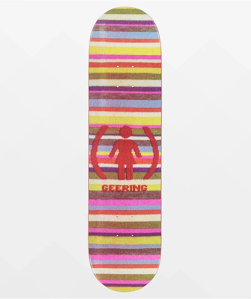 Girl Geering Red 8.0" Skateboard Deck