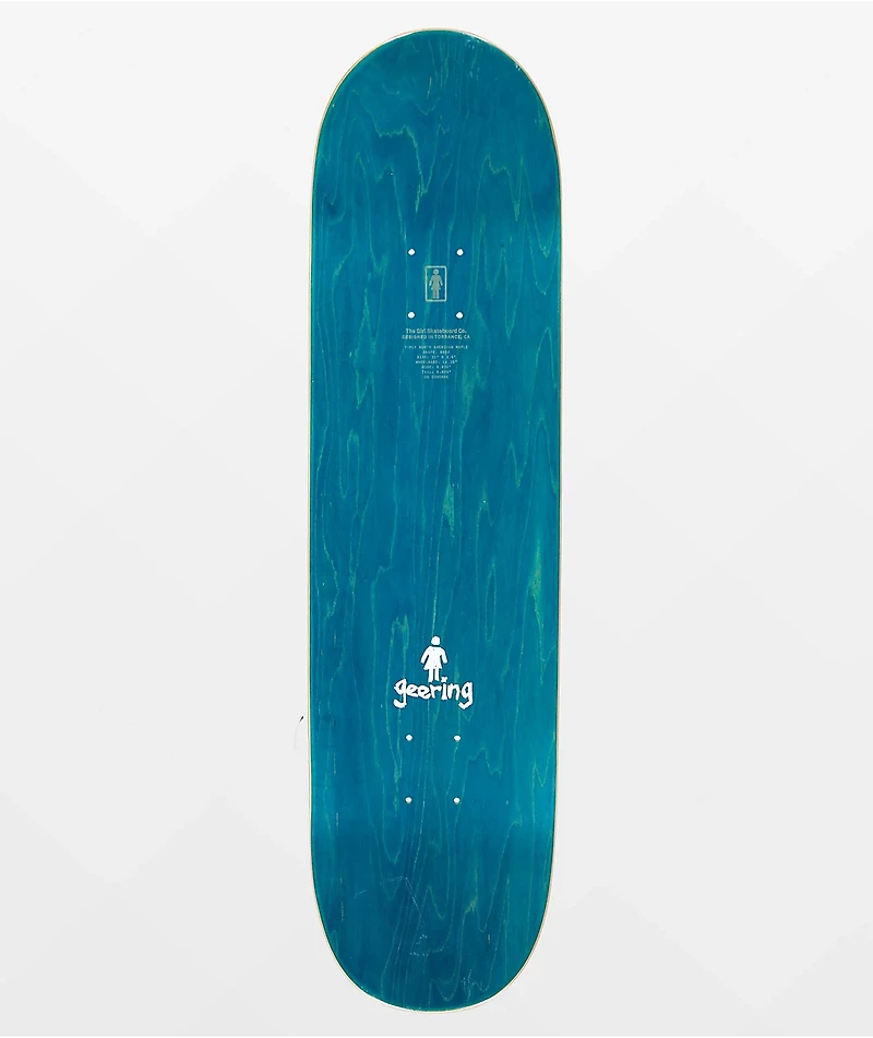 Girl Geering Skull N Bones 8.5" Skateboard Deck