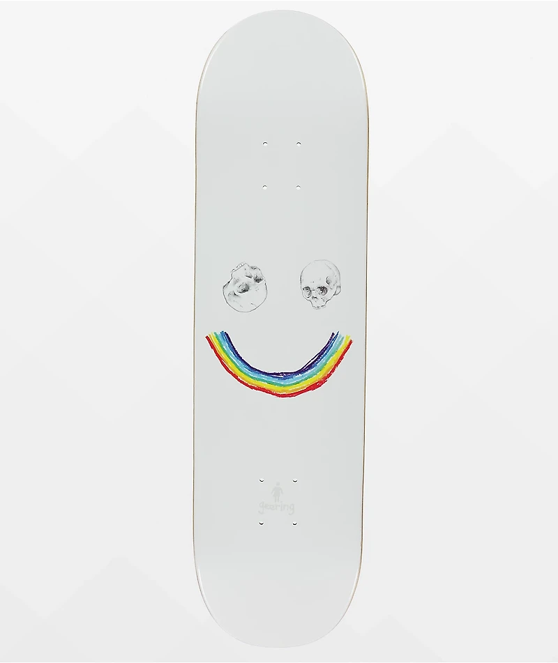 Girl Geering Skull N Bones 8.5" Skateboard Deck