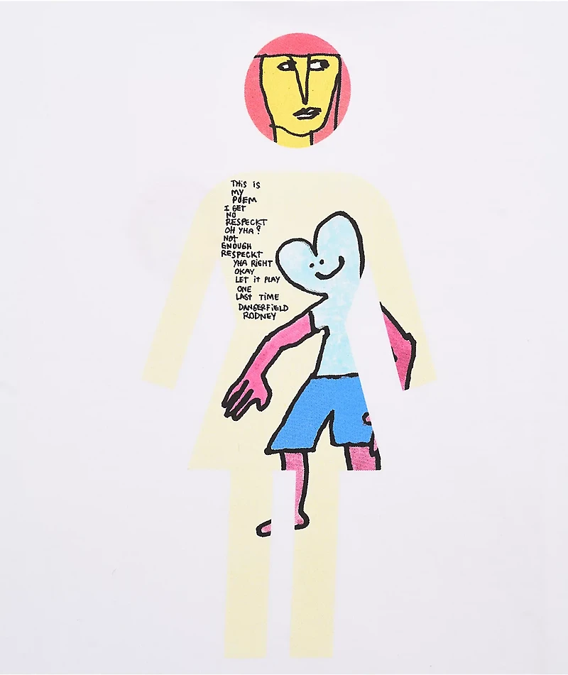 Girl Gonz Doll White T-Shirt