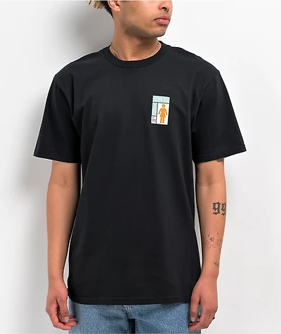 Girl Gridbox Black T-Shirt