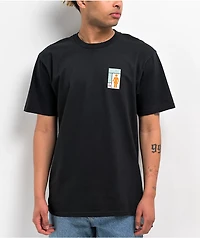 Girl Gridbox Black T-Shirt