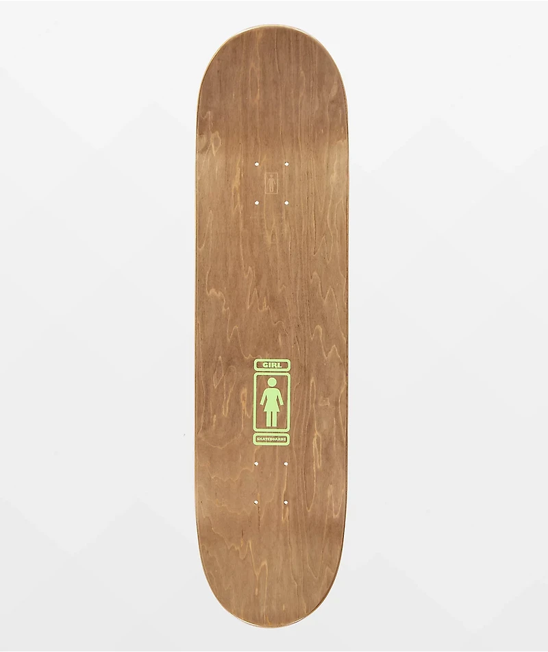 Girl Kennedy Cacti Crystals 8.375" Skateboard Deck