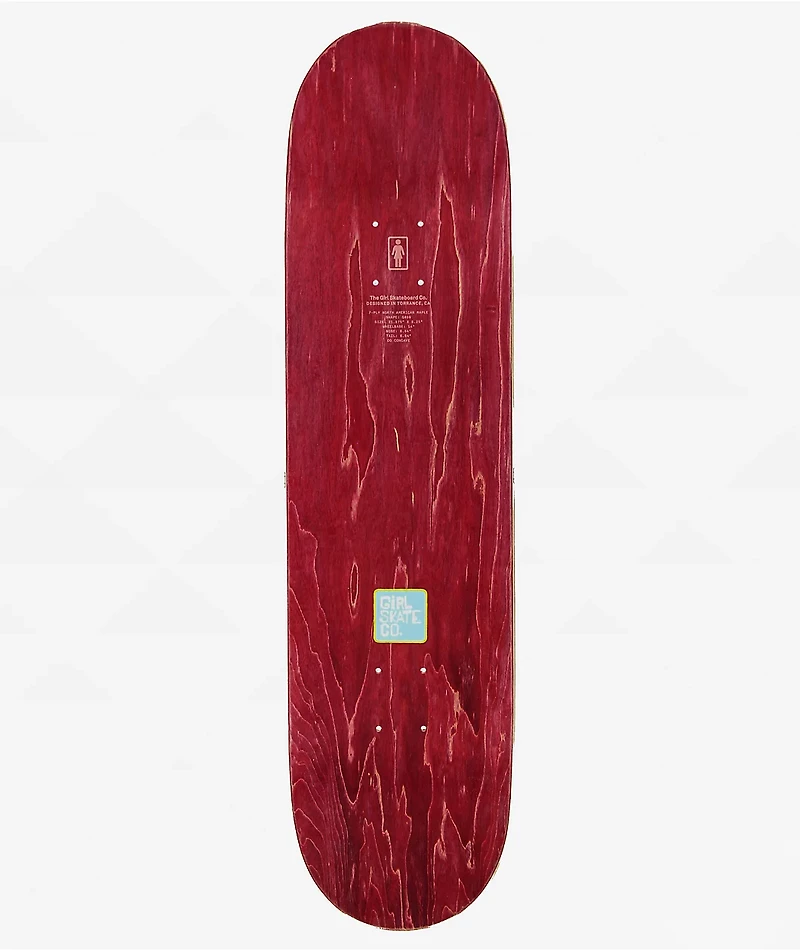 Girl Kennedy Hand Shakers 8.25" Skateboard Deck