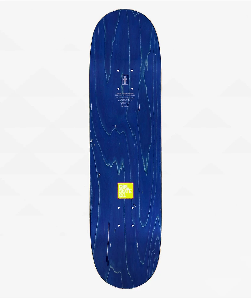 Girl McCrank Hand Shakers 8.5" Skateboard Deck