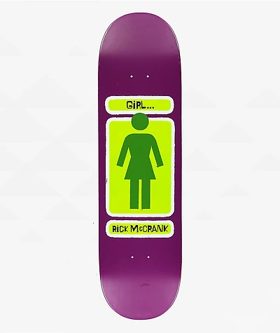 Girl McCrank Hand Shakers 8.5" Skateboard Deck