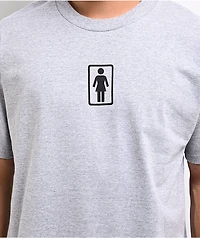 Girl OG Classic Logo Grey T-Shirt