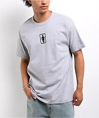 Girl OG Classic Logo Grey T-Shirt