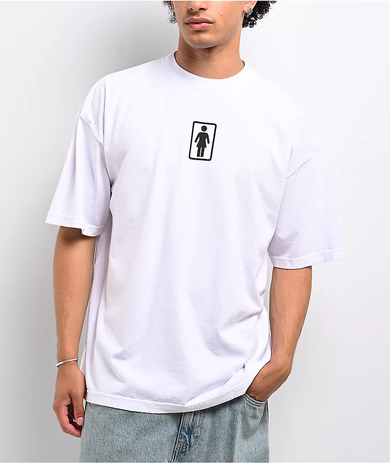 Girl OG Premium Logo White T-Shirt