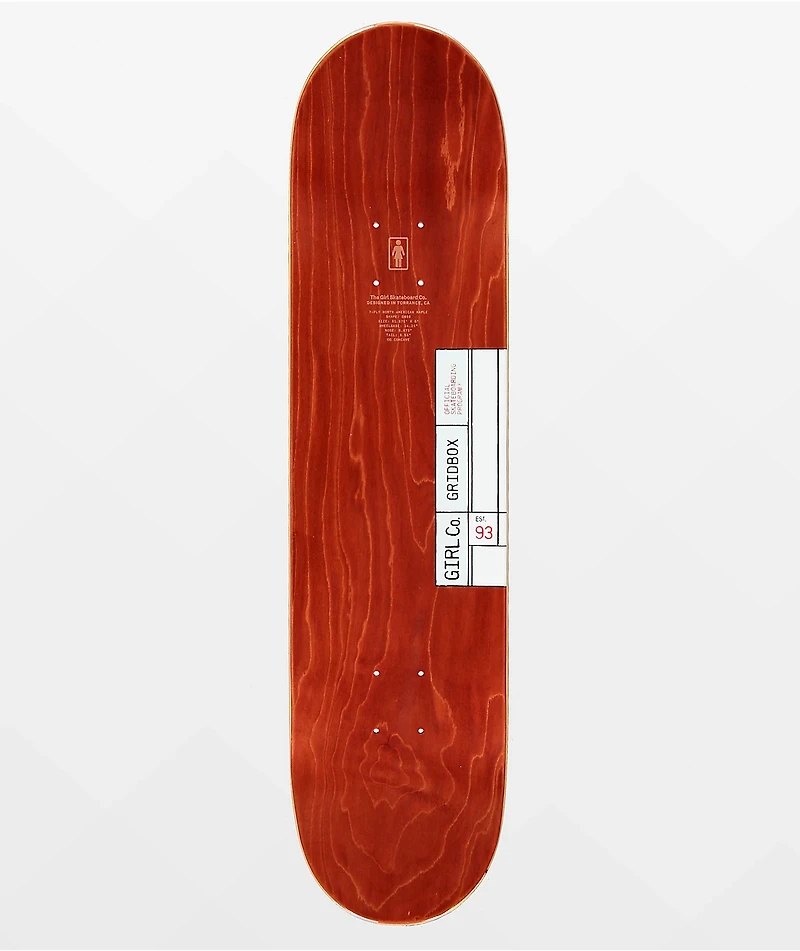 Girl Pacheco Gridbox 8.0" Skateboard Deck