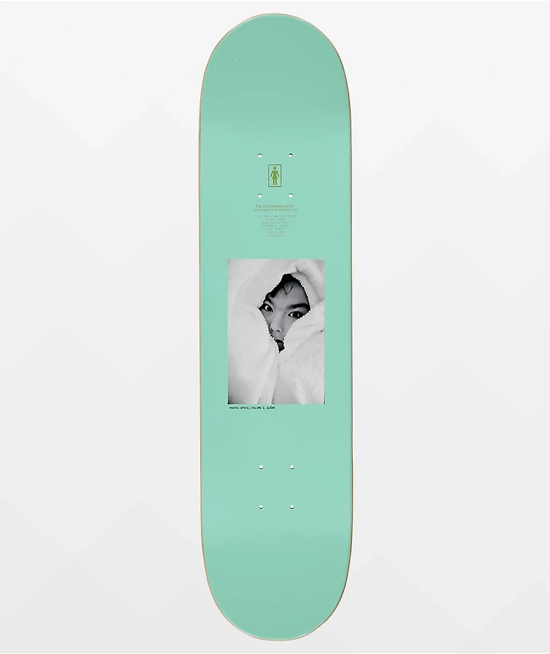 Girl Spike Photo Bjork Volume 2 8.0" Skateboard Deck