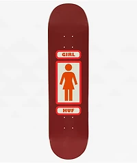 Girl x HUF 93 Til 8.25" Skateboard Deck