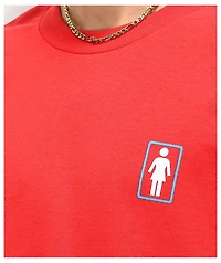 Girl x Hello Kitty 45th Anniversary Rainbow Red T-Shirt