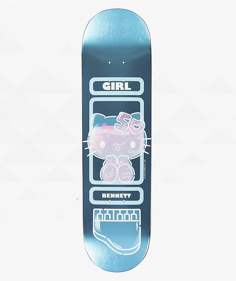 Girl x Hello Kitty Bennett 50th Anniversary 8.25" Skateboard Deck