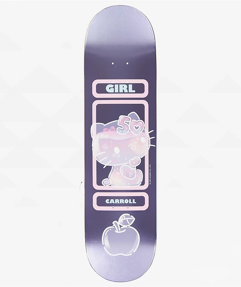 Girl x Hello Kitty Carrol 50th Anniversary 8.25" Skateboard Deck