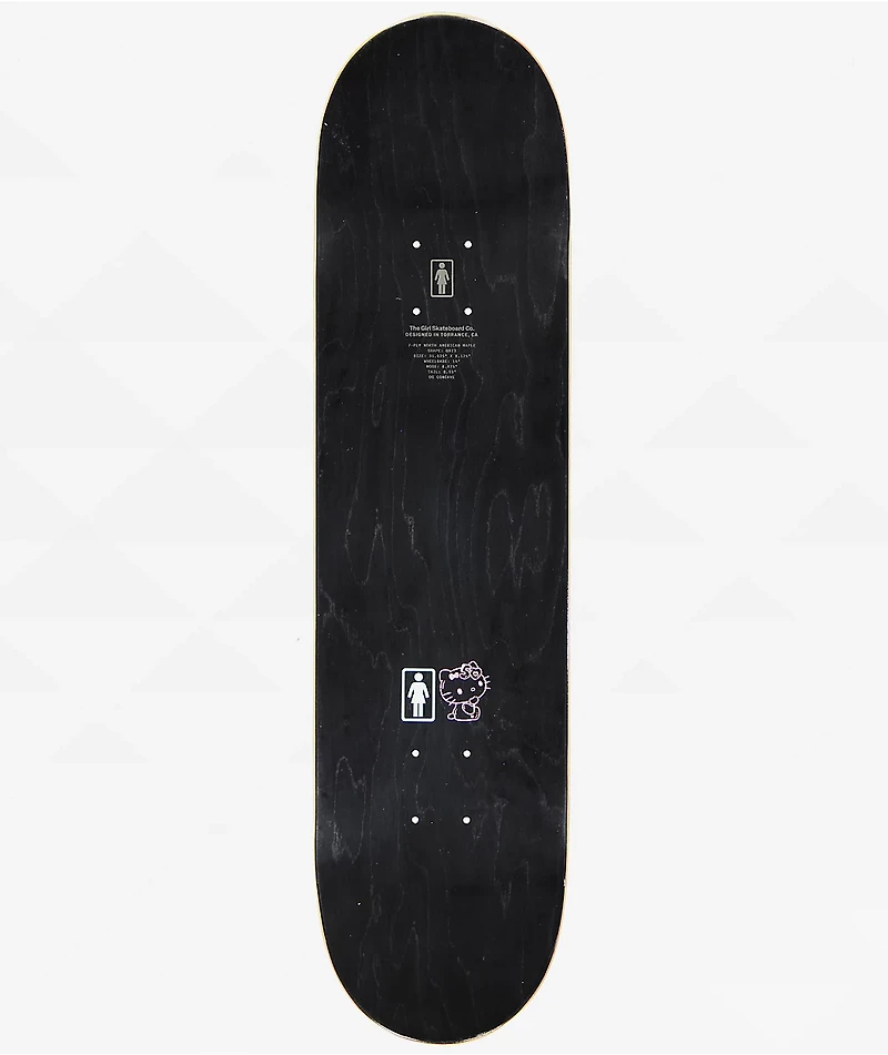 Girl x Hello Kitty Gass 50th Anniversary 8.125" Skateboard Deck