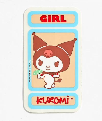 Girl x Hello Kitty Kuromi Sticker