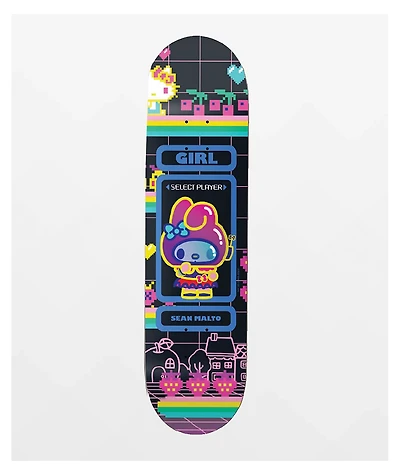 Girl x Hello Kitty Malto Kawaii Arcade 8.25" Skateboard Deck