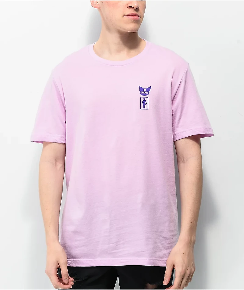 Girl x Hello Kitty Tokyo Speed Kuromi Lavender T-Shirt