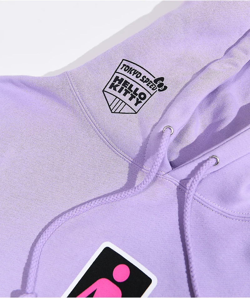 Girl x Hello Kitty Tokyo Speed Lavender Hoodie