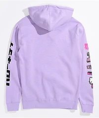 Girl x Hello Kitty Tokyo Speed Lavender Hoodie