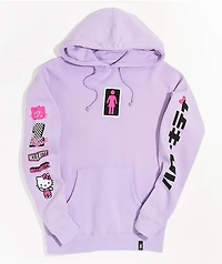 Girl x Hello Kitty Tokyo Speed Lavender Hoodie