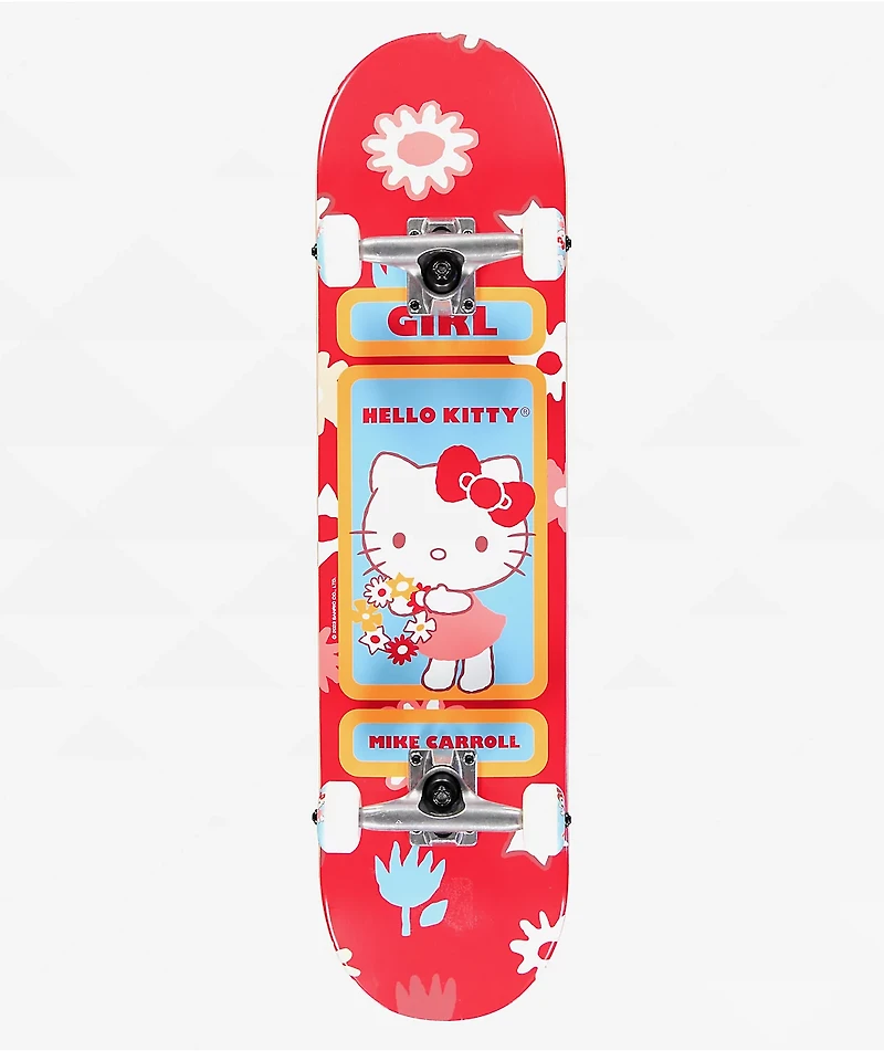Girl x Hello Kitty and Friends Carroll Hello Kitty 7.75" Skateboard Complete