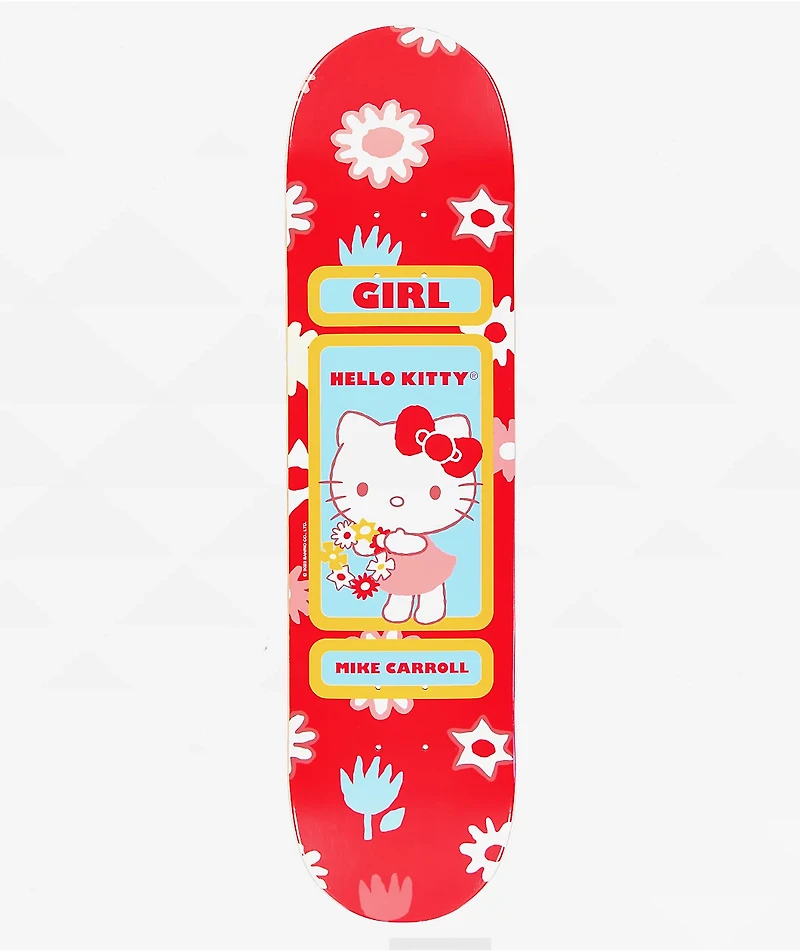 Girl x Hello Kitty and Friends Carroll Hello Kitty 8.0" Skateboard Deck