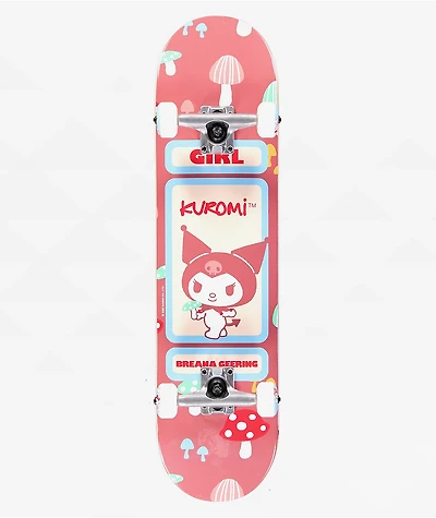 Girl x Hello Kitty and Friends Geering Kuromi 7.75" Skateboard Complete