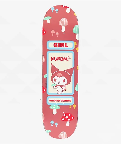 Girl x Hello Kitty and Friends Geering Kuromi 8.5" Skateboard Deck