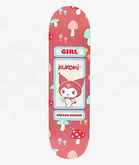 Girl x Hello Kitty and Friends Geering Kuromi 8.5" Skateboard Deck