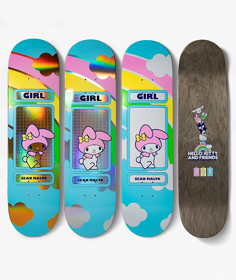 Girl x Hello Kitty and Friends Malto 8.25" Blind Bag Skateboard Deck