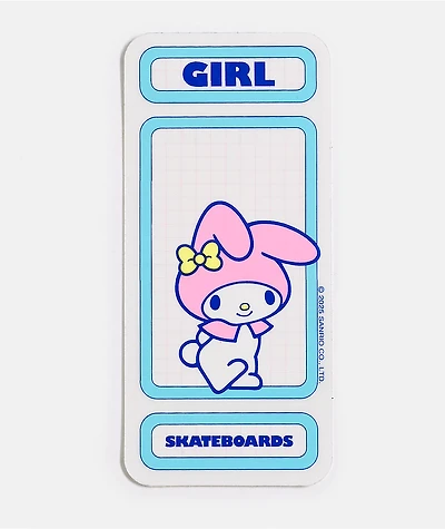 Girl x Hello Kitty and Friends My Melody Rainbow Sticker