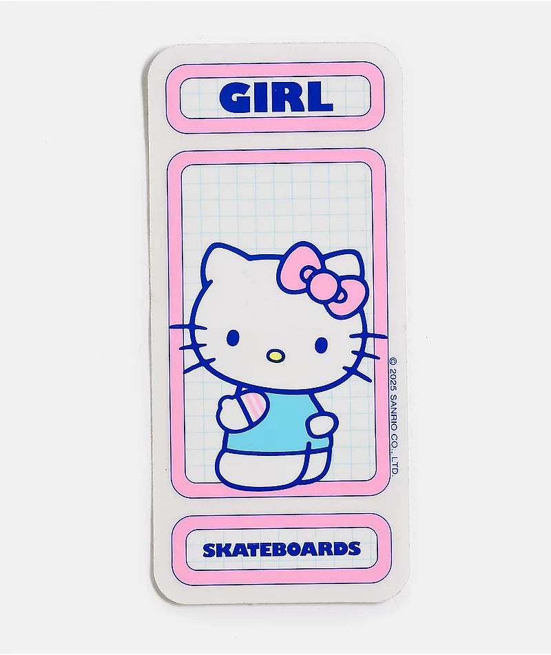 Girl x Hello Kitty and Friends Rainbow Sticker