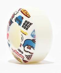 Girl x Hello Kitty and Friends Tokyo Speed 50mm White Skateboard Wheels