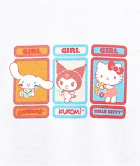 Girl x Hello Kitty and Friends Triple White T-Shirt