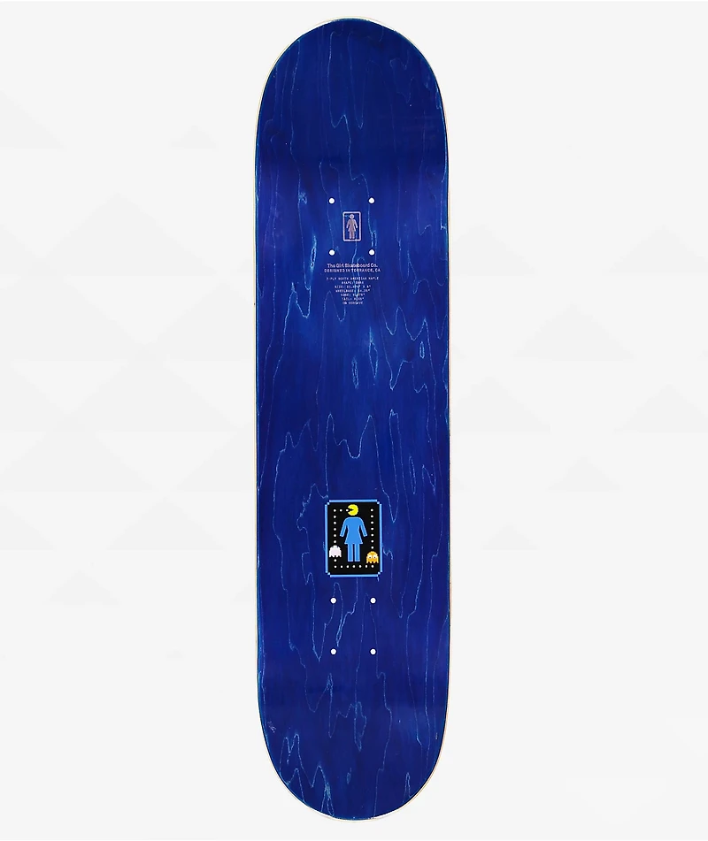 Girl x Pac-Man Carroll 8.0" Skateboard Deck