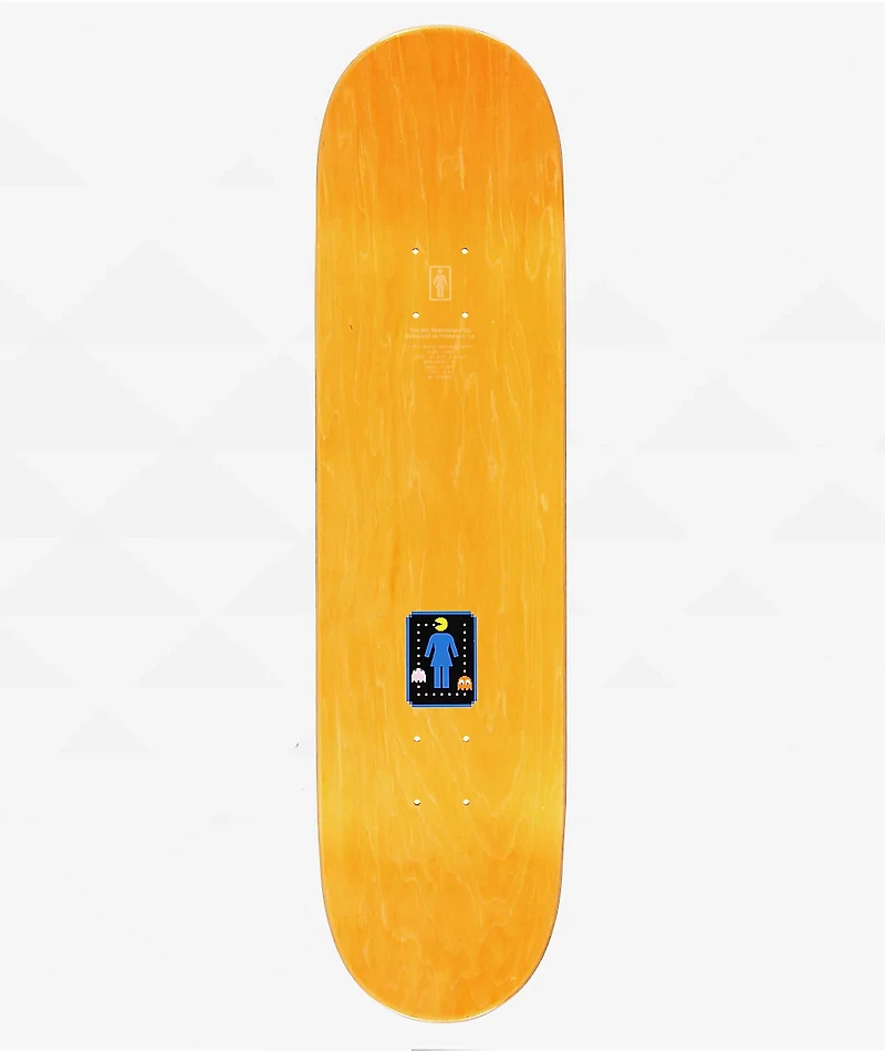 Girl x Pac-Man Malto 8.25" Skateboard Deck