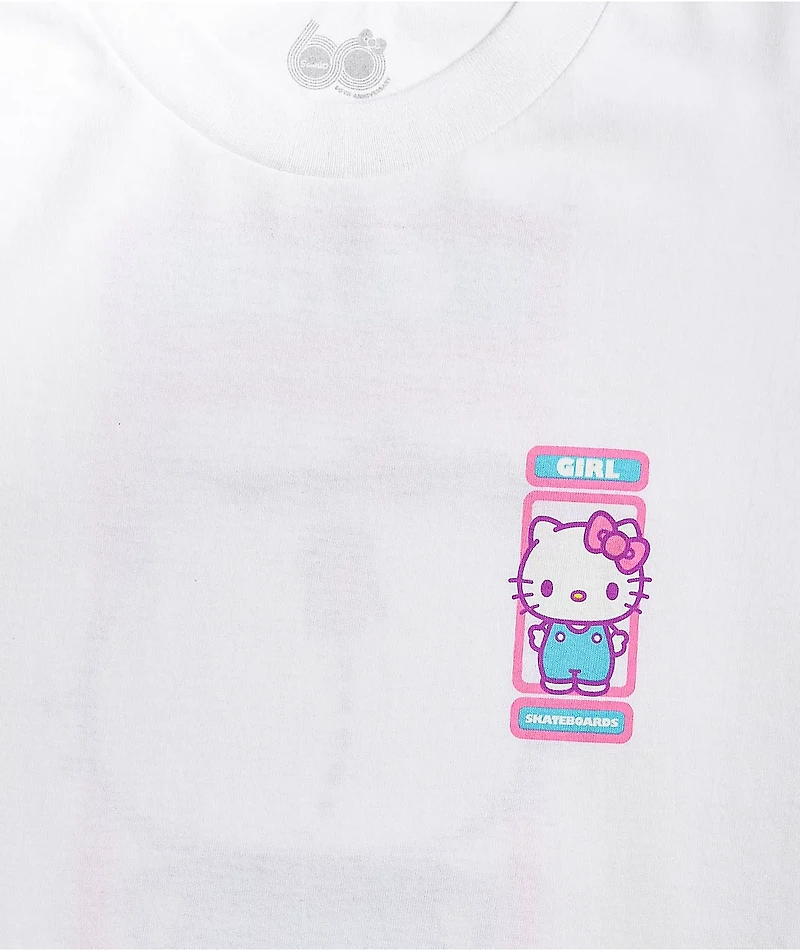 Girl x Sanrio Backside White T-Shirt