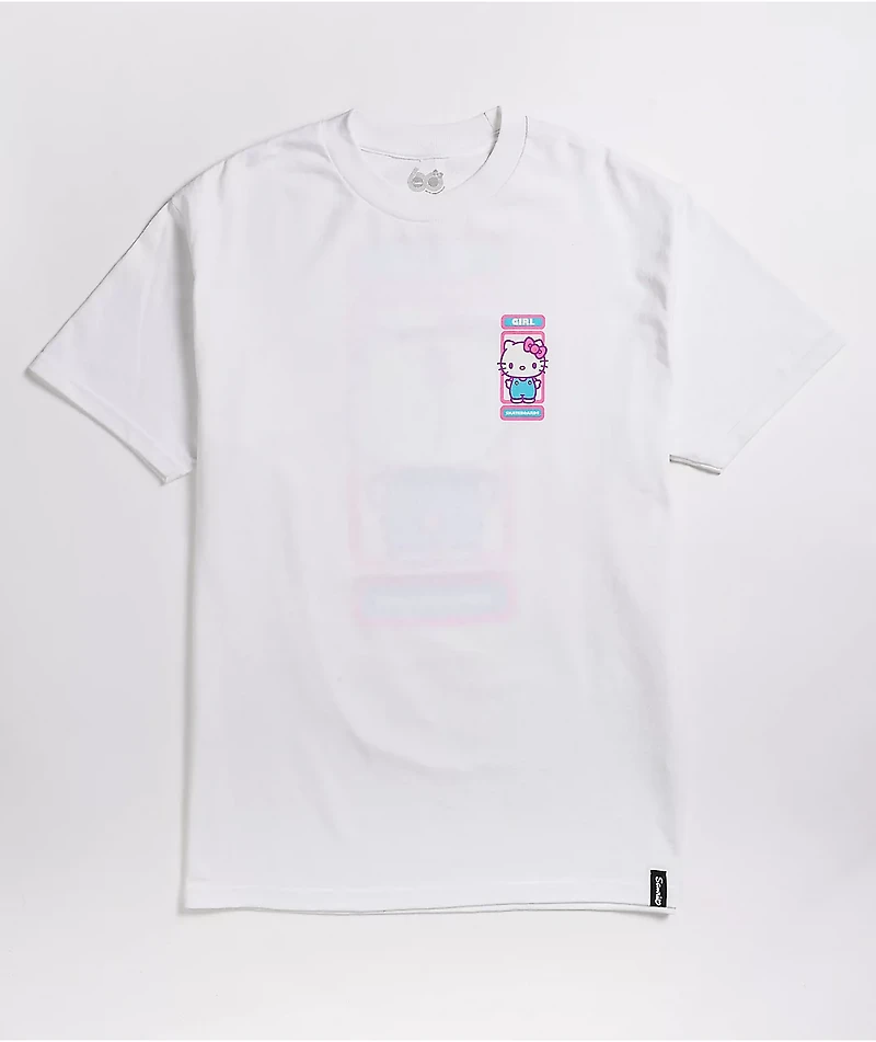 Girl x Sanrio Backside White T-Shirt