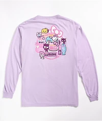 Girl x Sanrio Restaurant Lavender Long Sleeve T-Shirt