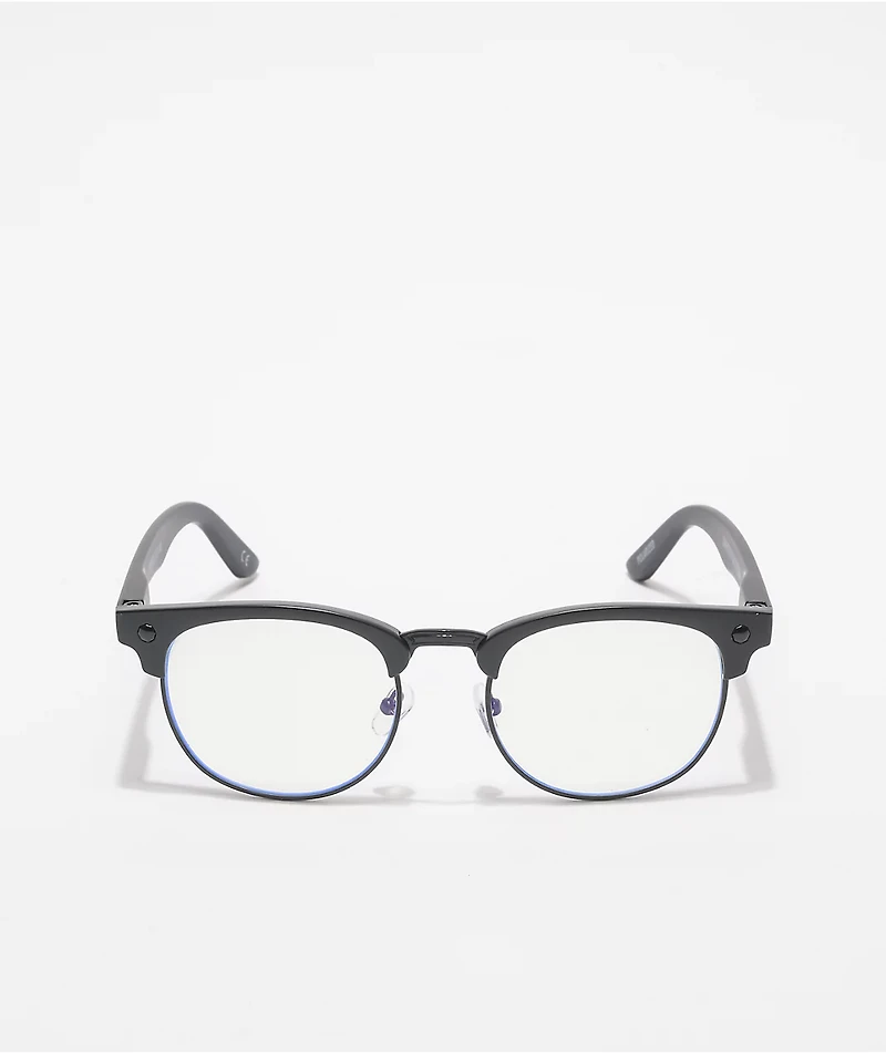 Glassy Morrison Gamer Black & Clear Blue Light