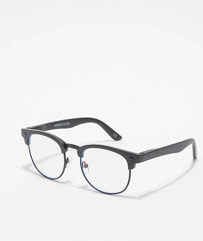Glassy Morrison Gamer Black & Clear Blue Light