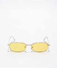 Glassy Rae Gold & Yellow Polarized Sunglasses