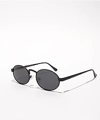 Glassy Zion Black Polar Round Sunglasses