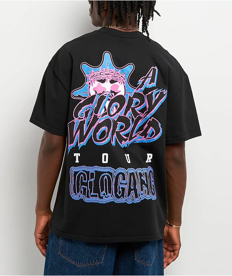 Glo Gang A Glory World Black T-Shirt